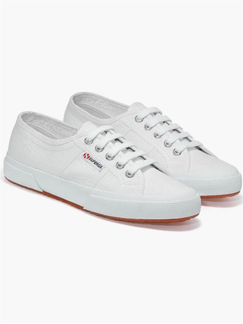 Superga White Canvas 2750 Cotu Sneakers Size 9 NWOT